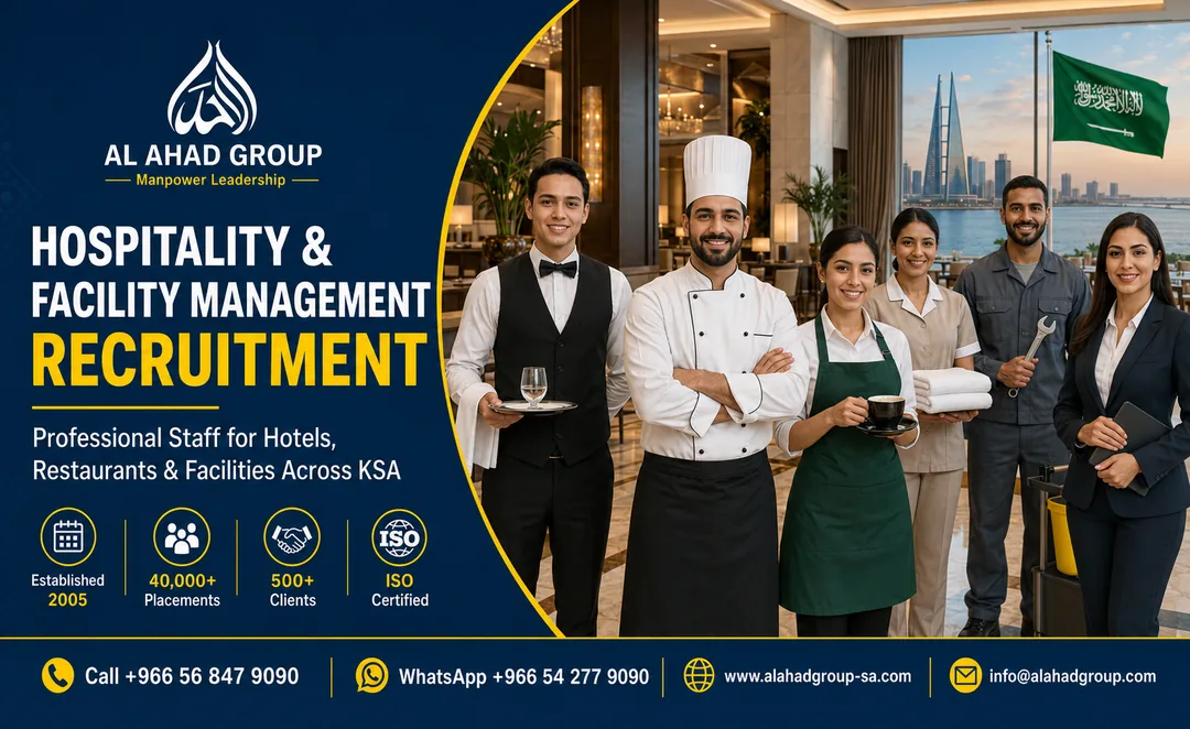 Saudi Hotel Staffing Ratios Proposed for 2027: What Employers Should Plan Saudi hotel employer reviewing proposed staffing ratios and hospitality workforce records