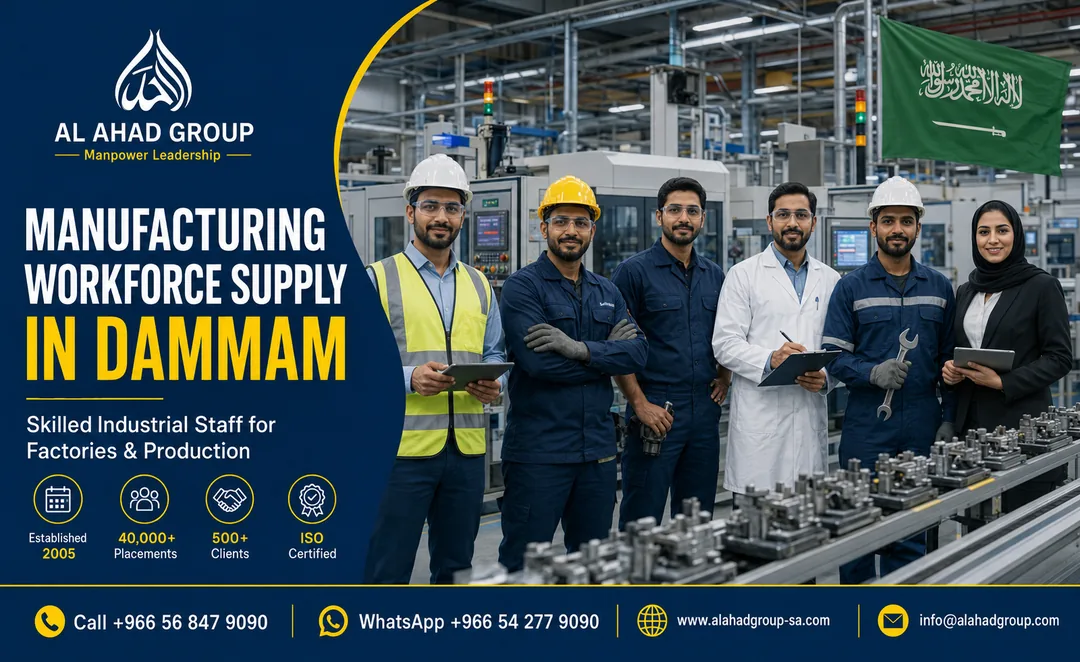 Industrial Manpower Supply in Saudi Arabia for Plants, Yards, and Warehouses supporting employer workforce planning in Saudi Arabia