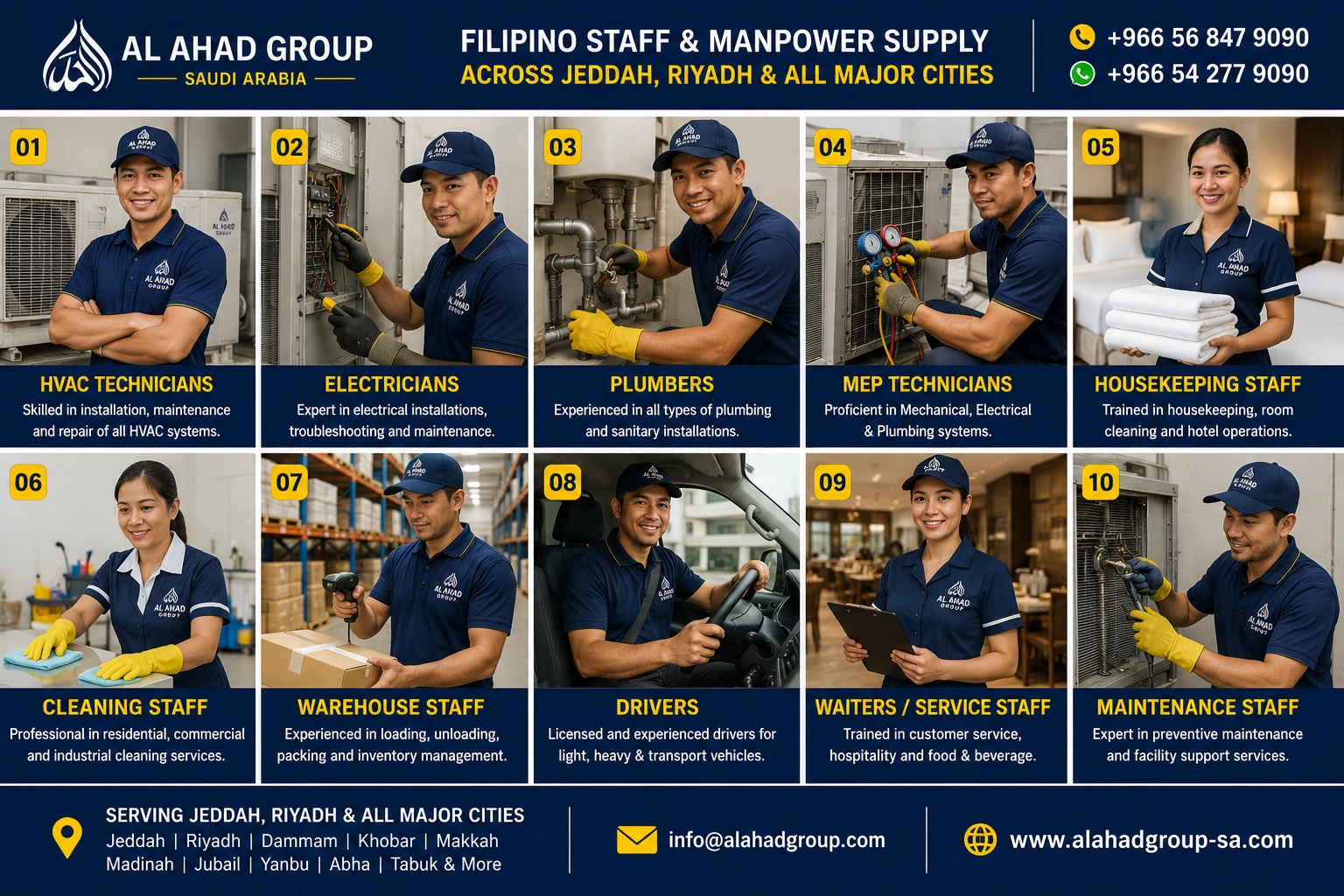 AL AHAD GROUP graphic for filipino storekeepers in saudi arabia for employer operations employer planning in Saudi Arabia